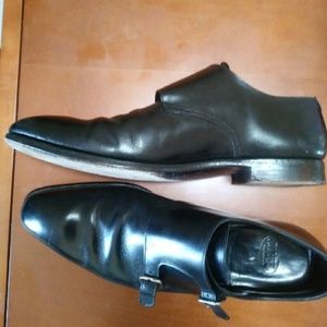 Crockett & Jones black leather shoes